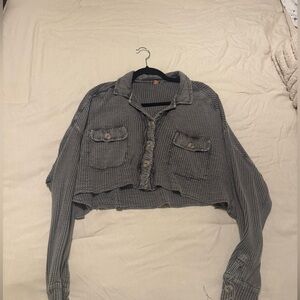 CROPPED SCOUT JACKET FREE PEOPLE